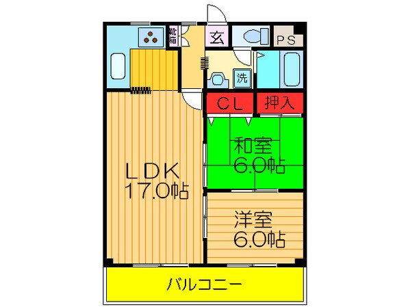 第２クラウンマンションの物件間取画像